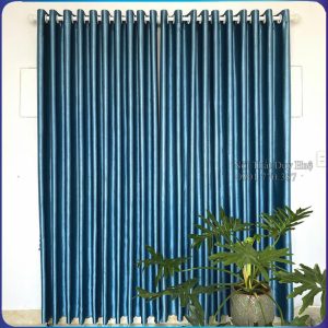 màn cửa chống nắng màu xanh dương