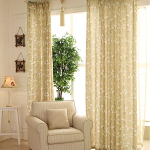 Napearl Rèm Cửa 70-8% Họa Tiết Hoa Nhỏ Đơn Giản Phong Cách Hàn Quốc - Ảnh 2