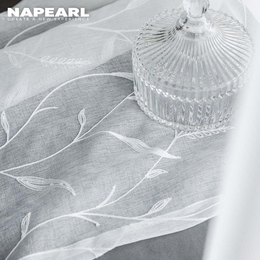 1 Rèm cửa sổ NAPEARL Xuyên Thấu Thêu Họa Tiết - Ảnh 2