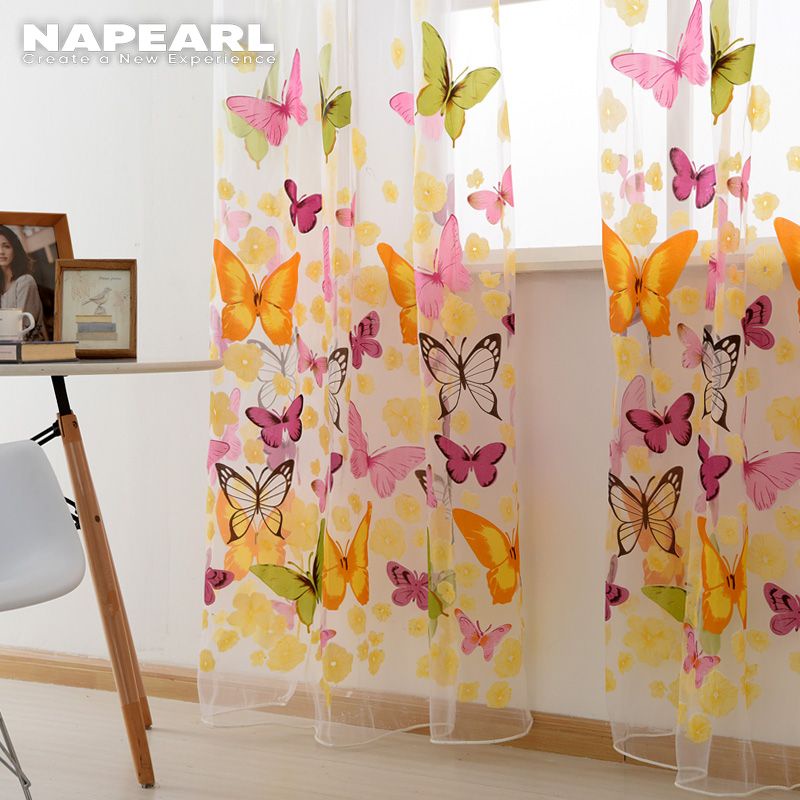 1 Rèm Cửa NAPEARL In Hình Bướm - Ảnh 2