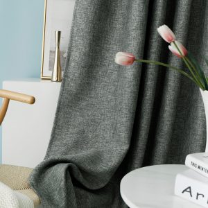 Rèm cửa sổ màu trơn bằng vải dày dặn phong cách sang trọng hiện đại - Ảnh 2