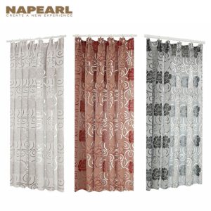 Rèm cửa sổ ngắn 100x130 in họa tiết hoa dành cho phòng ngủ