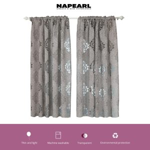 Rèm cửa kiểu dáng móc sang trọng 100x130 trang trí nội thất
