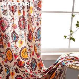 Naperal Rèm Treo Cửa Sổ Phong Cách Bohemian Mỹ Dùng Trang Trí Phòng Khách / Phòng Ngủ
