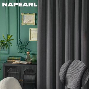 Napearl Rèm Cửa Sổ Họa Tiết Xương Cá 80% - 90%