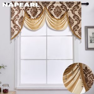 Napearl Rèm Cửa Hạt In Họa Tiết Phong Cách Vintage Hiện Đại Trang Trí Nhà Cửa