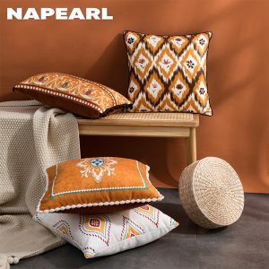 1 Vỏ Gối Sofa Trang Trí Họa Tiết Phong Cách Bohemian