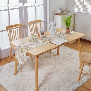 1 Lá Cờ Chất Liệu Cotton Họa Tiết Châu Âu Để Bàn Trang Trí Phòng Khách