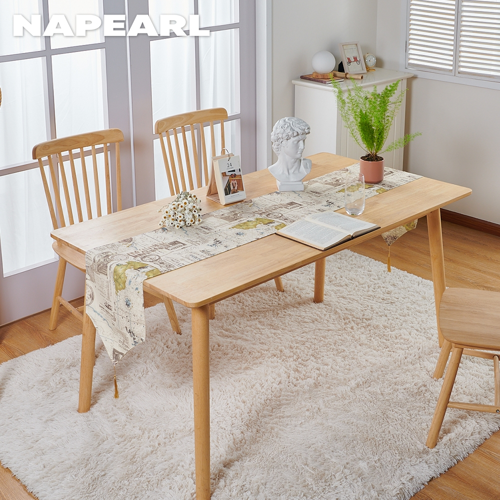 1 Lá Cờ Chất Liệu Cotton Họa Tiết Châu Âu Để Bàn Trang Trí Phòng Khách