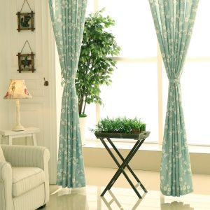 Napearl Rèm Cửa 70-8% Họa Tiết Hoa Nhỏ Đơn Giản Phong Cách Hàn Quốc - Ảnh 4