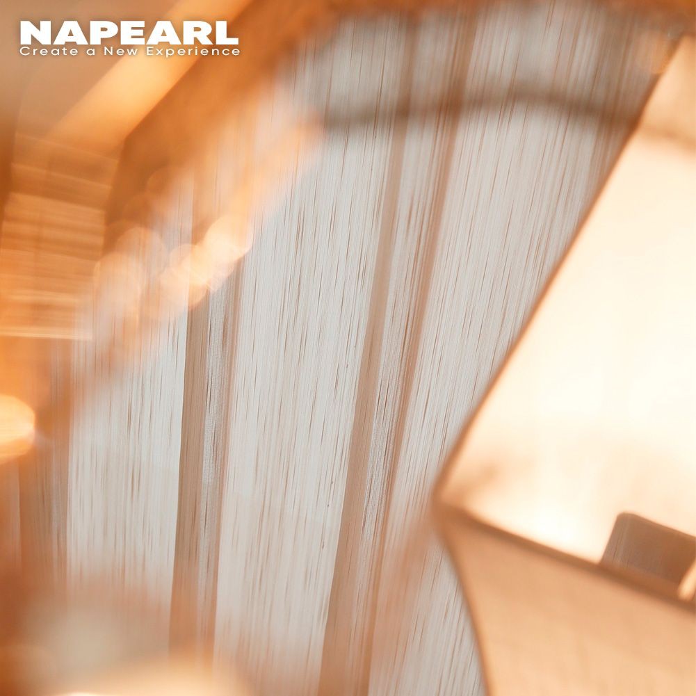 Rèm cửa vải tuyn đơn giản phong cách hiện đại dùng để trang trí - Ảnh 4