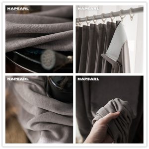 Rèm cửa Napearl dây cách nhiệt có móc treo cao cấp cho phòng ngủ - Ảnh 4