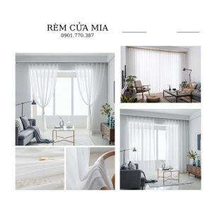 [Mã ICBFRI300 giảm 10% đơn 250K] Rèm cửa voan trắng nhiều kích thước