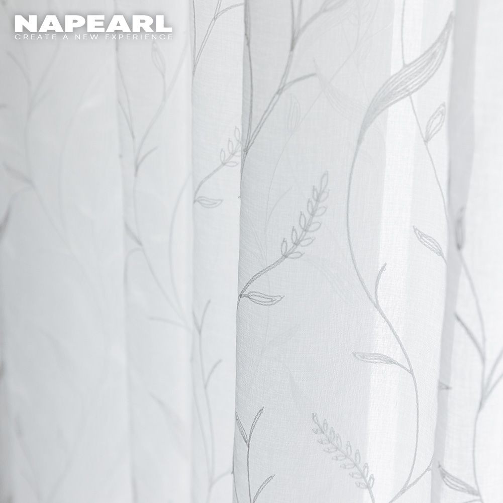 1 Rèm cửa sổ NAPEARL Xuyên Thấu Thêu Họa Tiết - Ảnh 5