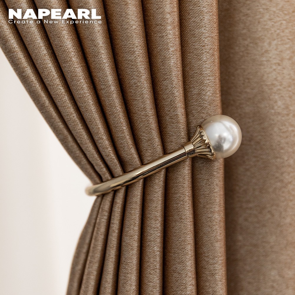 1 PC NAPEARL Blackout Bedroom Solid color Curtain Design Panel Thick - Ảnh 5