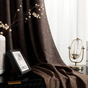Rèm cửa sổ màu trơn bằng vải dày dặn phong cách sang trọng hiện đại - Ảnh 5
