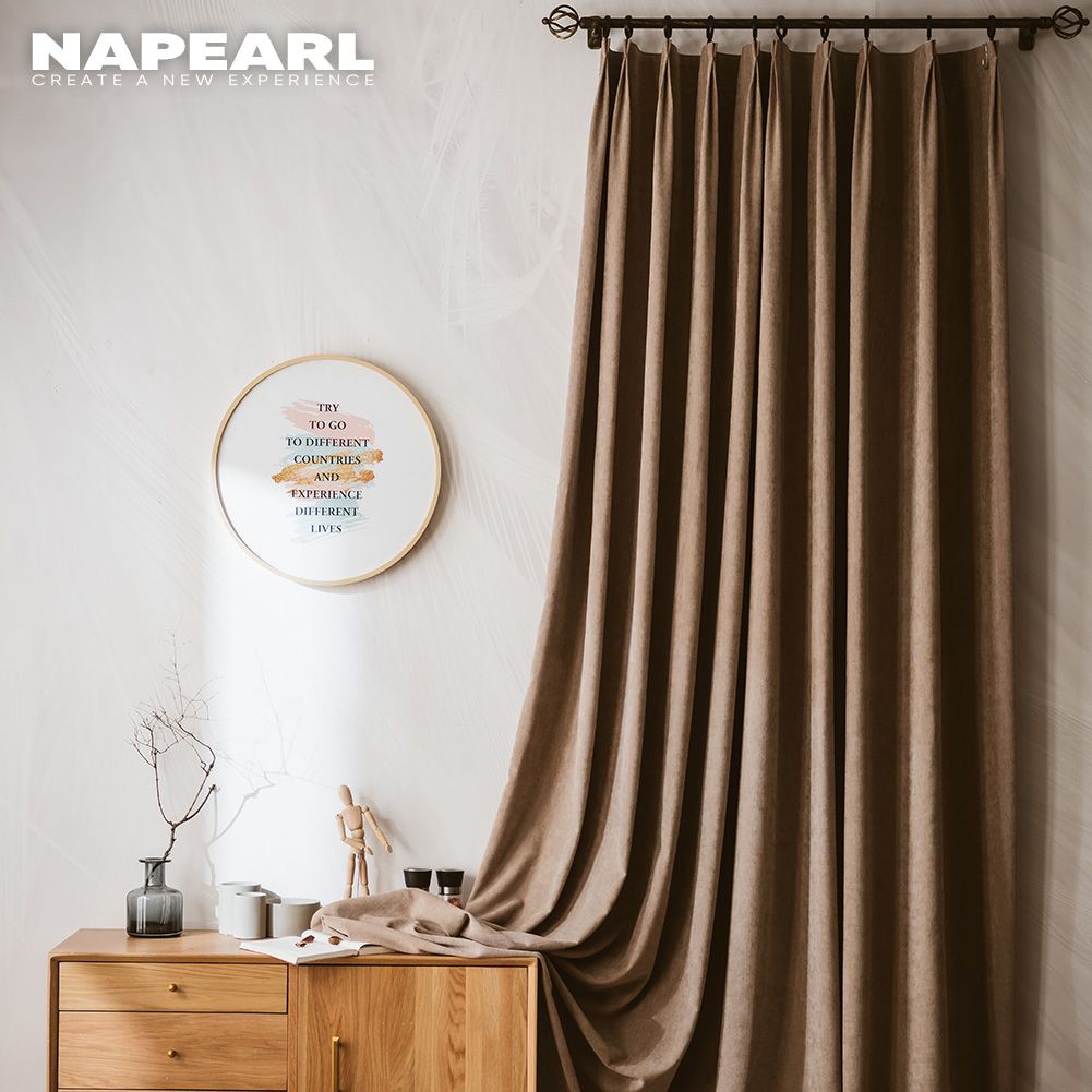 Rèm cửa Napearl dây cách nhiệt có móc treo cao cấp cho phòng ngủ - Ảnh 5