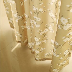 Napearl Rèm Cửa 70-8% Họa Tiết Hoa Nhỏ Đơn Giản Phong Cách Hàn Quốc - Ảnh 6