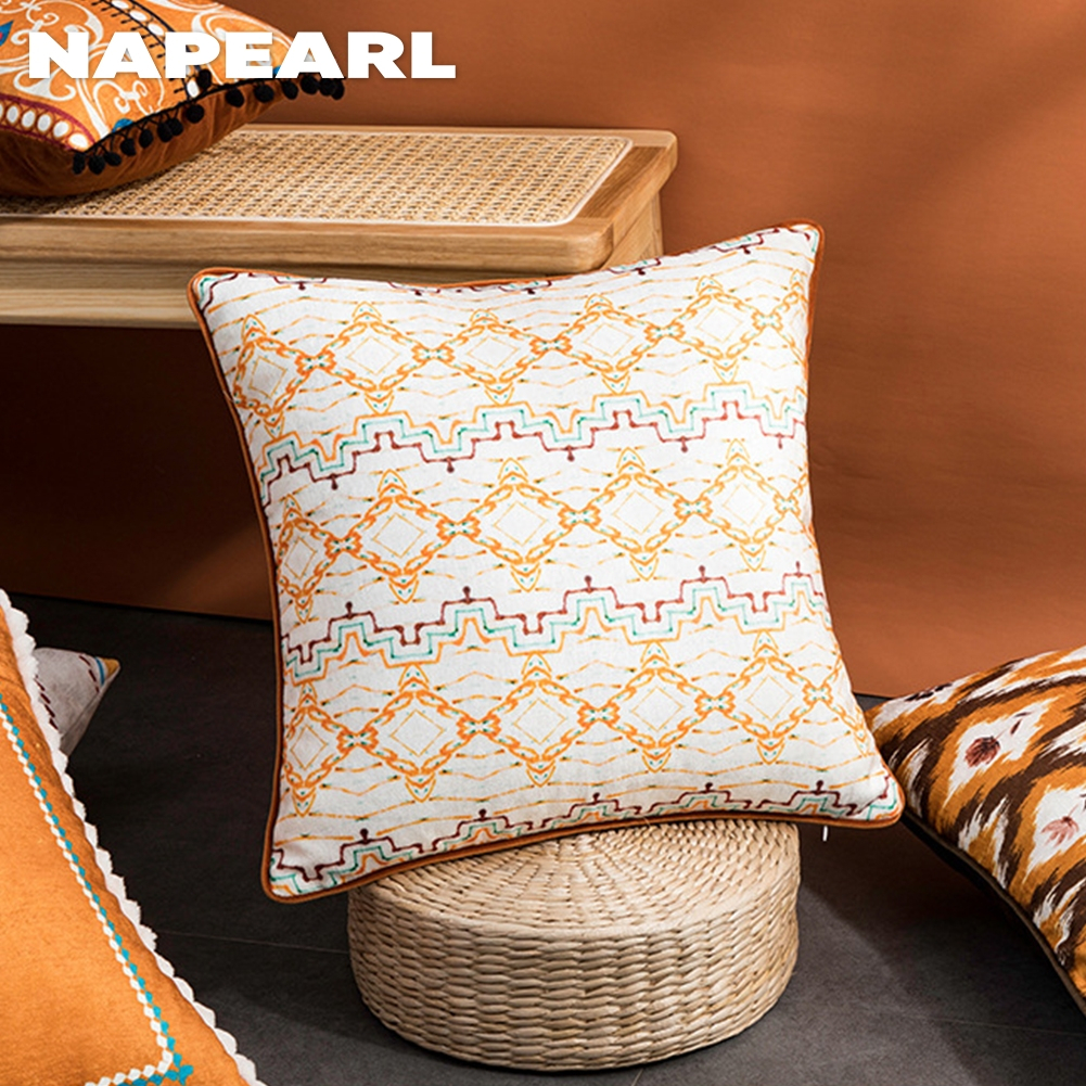 1 Vỏ Gối Sofa Trang Trí Họa Tiết Phong Cách Bohemian - Ảnh 6