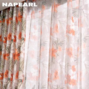 Rèm Cửa 70-80% Polyester In Họa Tiết Hoa Phong Cách Retro Mỹ - Ảnh 6