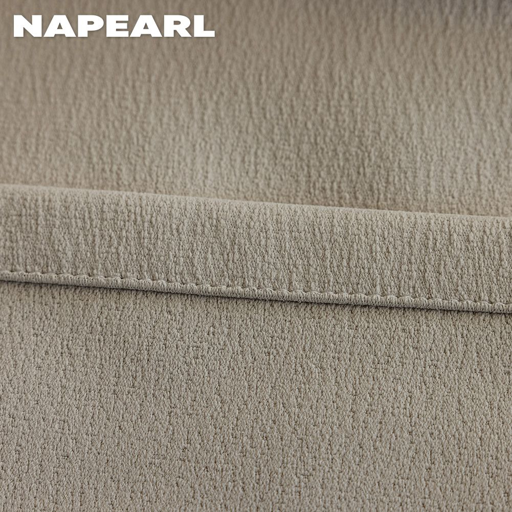 Napearl 80-90% rèm cửa nhà sang trọng nhẹ với màu bão hòa thấp của kết cấu bùn tảo cát ở cả hai bên (có thể được sử dụng để nối) trang trí phòng khách và che nắng phòng ngủ - Ảnh 7
