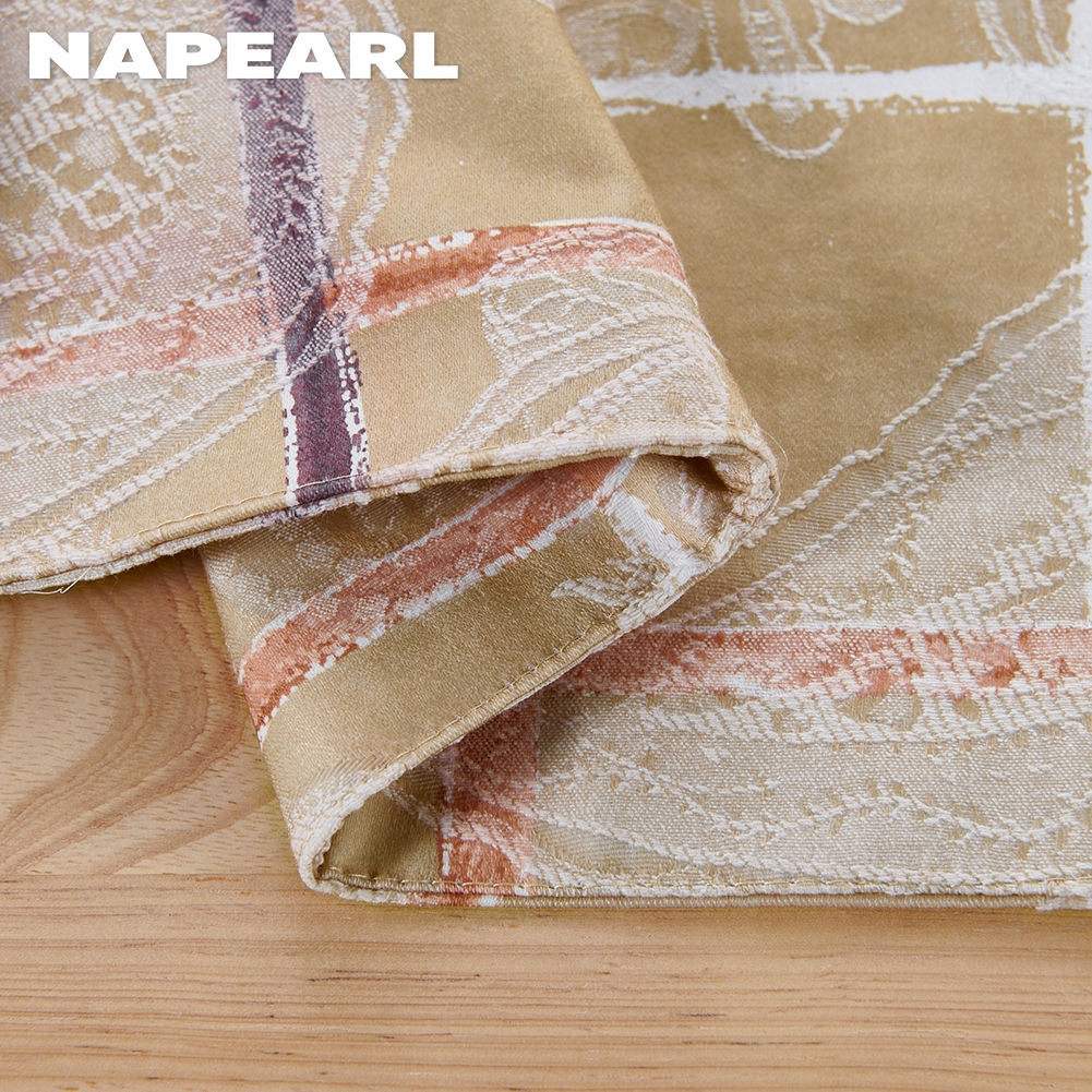 Napearl 1 Miếng Lót Bàn Ăn / Tủ Chén / Bàn Ăn / Phòng Khách Chất Liệu Cotton Họa Tiết Ca Rô Thông Dụng - Ảnh 7