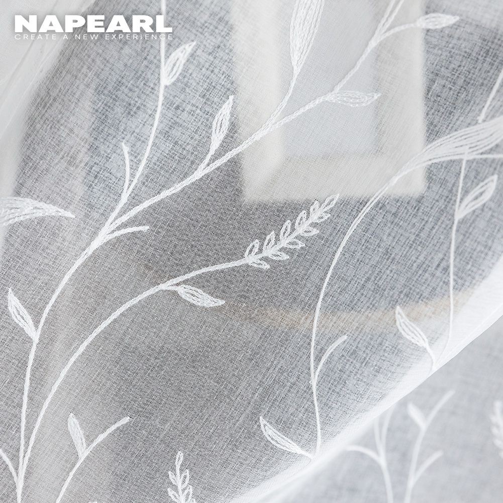 1 Rèm cửa sổ NAPEARL Xuyên Thấu Thêu Họa Tiết - Ảnh 7