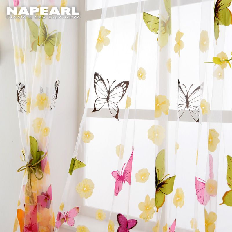 1 Rèm Cửa NAPEARL In Hình Bướm - Ảnh 7