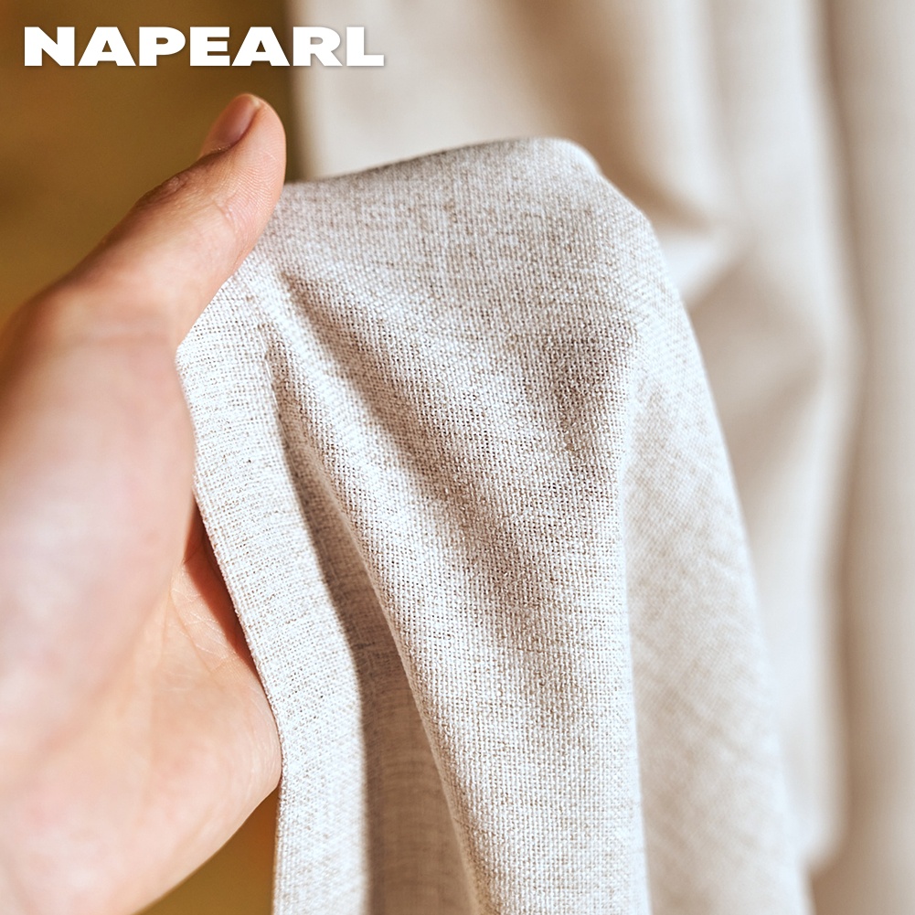 Rèm Cửa 20-30% Vải Lanh Dày Màu Sắc Trang Nhã - Ảnh 7