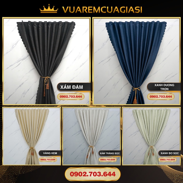Rèm dán tường cửa sổ {Vải Nhật}