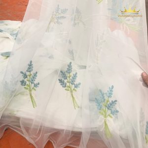 Rèm voan hoa oải hương, cây tùng decor siêu đẹp trang trí cực xinh VIPOH vuaremgiasi - Ảnh 5