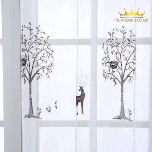 Rèm voan hoa oải hương, cây tùng decor siêu đẹp trang trí cực xinh VIPOH vuaremgiasi - Ảnh 6
