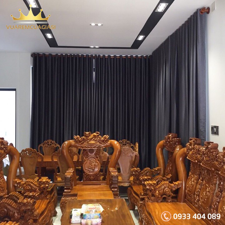 Rèm cửa đủ Size Cao 2.4m, chiều rộng tùy chọn cho chính phòng ngủ khách treo tường decor đẹp VIP2.4 vuaremgiasi - Ảnh 6