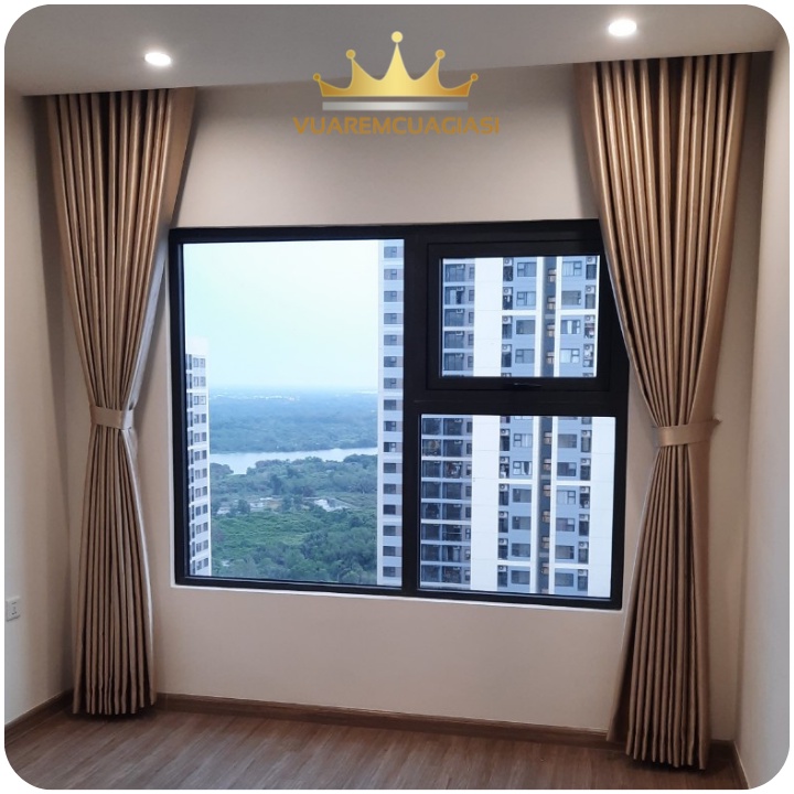 Rèm Cửa Sổ Chống Nắng Màu Xám Nâu May Ore Decor Phòng Ngủ Phòng Khách Cao Cấp VIP3 - Ảnh 6