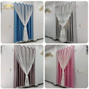 Rèm cửa 2 lớp họa tiết chống nắng trang trí decor nội thất giá rẻ VIP2LORE vuaremgiasi - Ảnh 7
