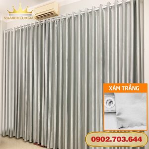 Rèm Cửa Sổ Cửa Đi Chống Nắng Cao Cấp Cản Sáng 96% May Đục Lỗ Giá Rẻ - Ảnh 7