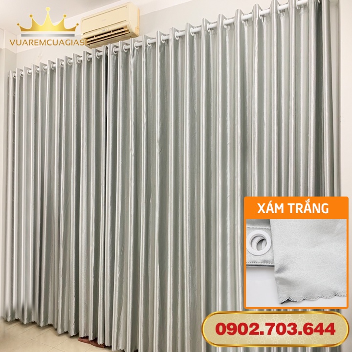 Rèm Cửa Sổ Cửa Đi Chống Nắng Cao Cấp Cản Sáng 96% May Đục Lỗ Giá Rẻ - Ảnh 7