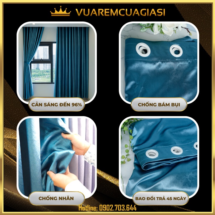Rèm cửa chống nắng chất liệu gấm dệt cao cấp VIP16 vuaremgiasi - Ảnh 3