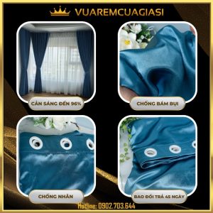 màn vải treo cửa phòng ngủ phù hợp trag trí decor VIP02 Vuaremgiasi