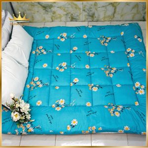 Nệm topper hàng loại 1 họa tiết Hoa Cúc