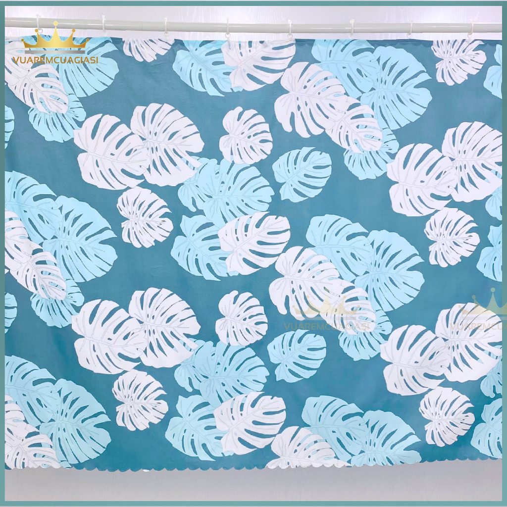 Rèm RIDO Lá decor ngăn phòng gác trọ tặng kèm móc và dây treo RD05 Vuaremgiasi - Ảnh 3