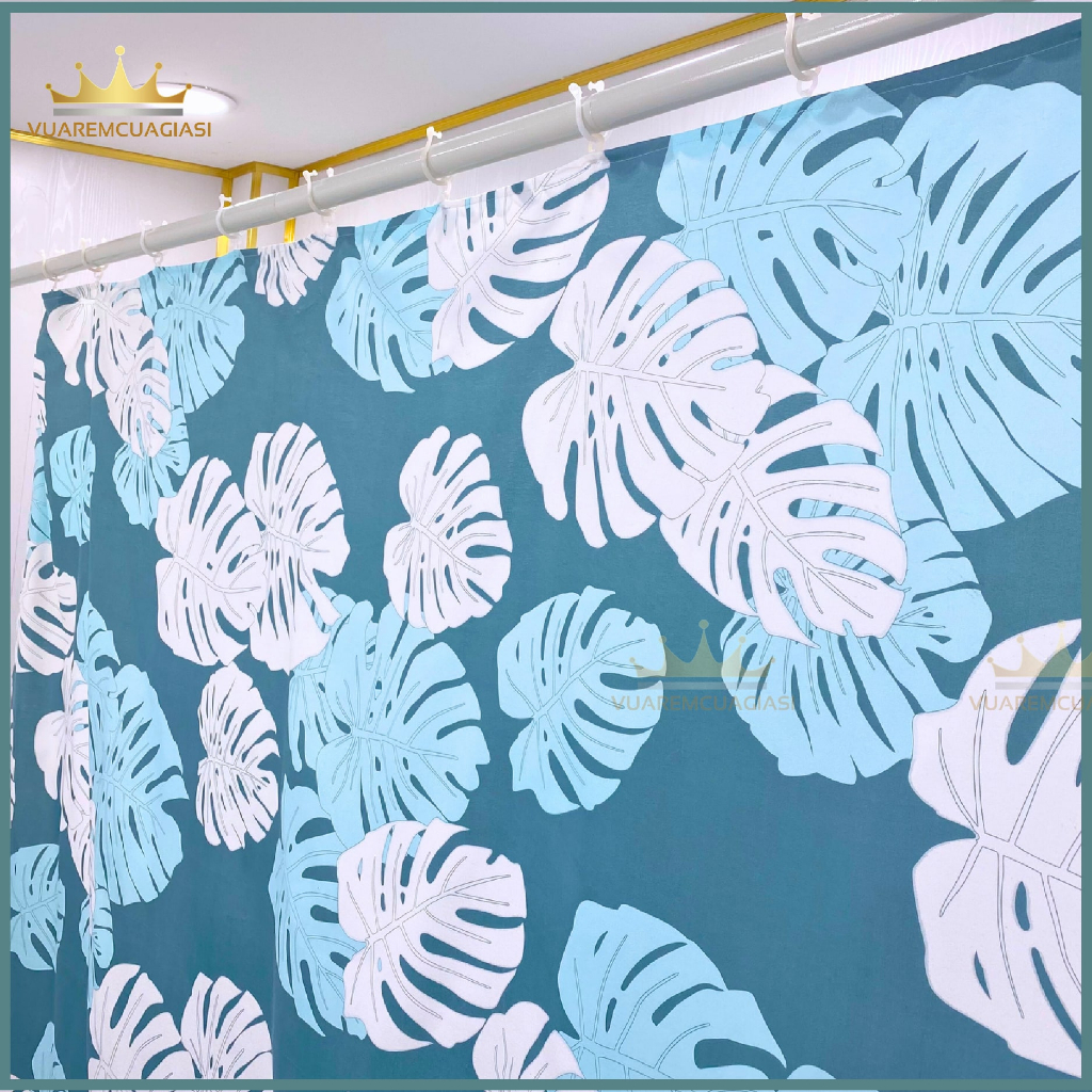 Rèm RIDO Lá decor ngăn phòng gác trọ tặng kèm móc và dây treo RD05 Vuaremgiasi - Ảnh 4