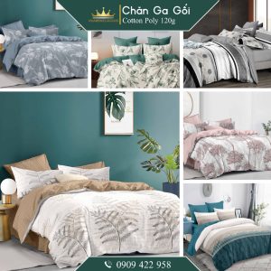 Bộ 5 món Cotton PL120g ruột chăn chần bông