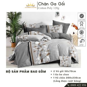 Bộ 5 món Cotton PL120g ruột chăn chần bông, phù hợp cho giường nệm đệm decor trang trí phòng ngủ PLCHANBONG - Ảnh 6