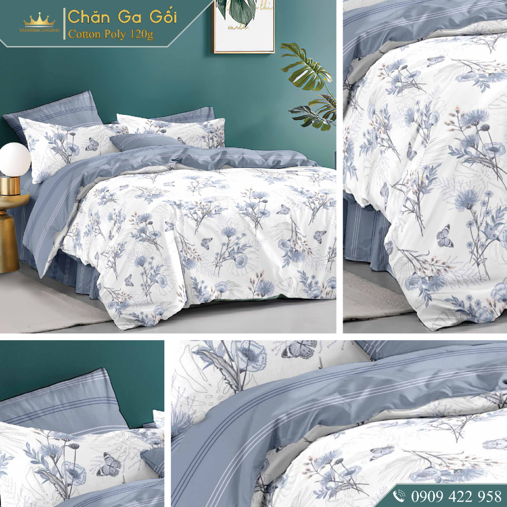 vỏ chăn hoặc chăn chần bông nhiều siz