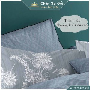 Bộ chăn ga gối 5 món Cotton AL2-3-4 dành cho nệm giường decor trang trí phòng ngủ vỏ chăn hoặc chăn chần bông nhiều size - Ảnh 5