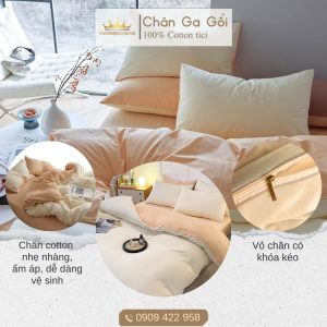 Bộ chăn ga gối 4 món Cotton Tici nhiều màu sắc nhiều sự lựa chọn, đầy đủ kích thước Duhalatexstore - Ảnh 5