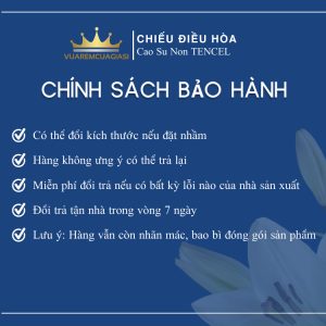 Chiếu Điều Hòa Vải Tencel Hoa Nhị Vàng Cao Su Non bo chun chân cao 35cm, hàng loại 1 nặng và dày trang trí - Ảnh 3