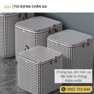 Túi đựng chăn ga rèm cửa quần áo tránh bám bụi ẩm móc, bảo vệ quần áo Vuaremgiasi - Ảnh 7