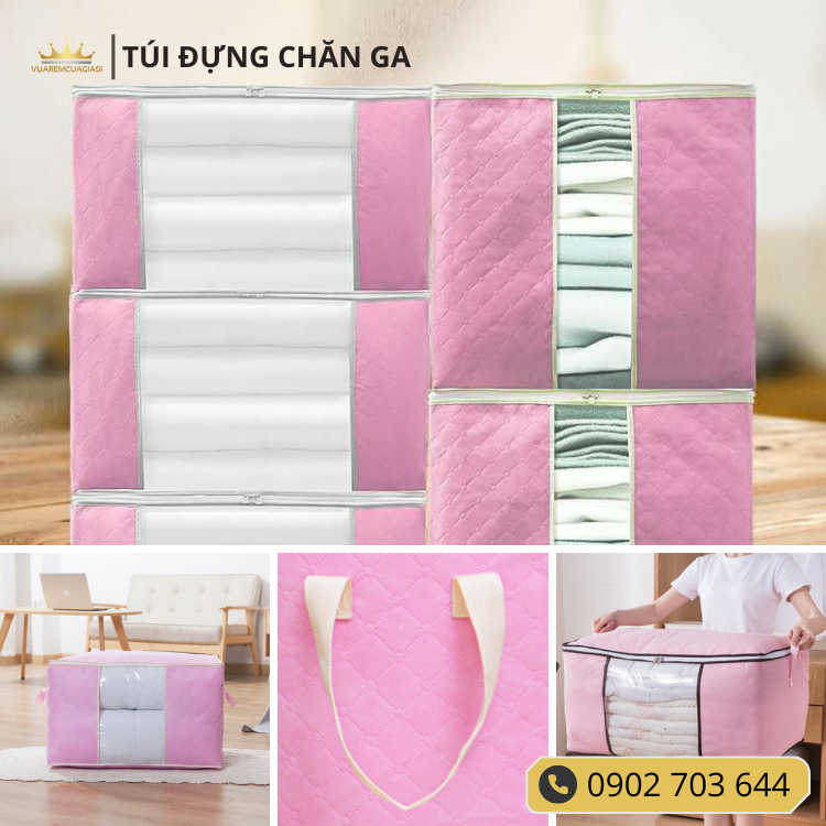 Mền Gối nhiều màu sắc - Hộp Vải Đựng Đồ Đa Năng Chống Thấm Nước